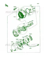 Generator voor Kawasaki Ninja ZX-11 1991