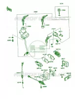 Ignition Switch voor Kawasaki Ninja ZX-11 1991