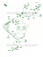 Muffler voor Kawasaki Ninja ZX-11 1991