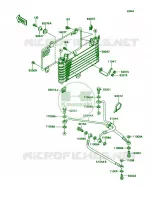 Oil Cooler voor Kawasaki Ninja ZX-11 1991
