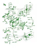 Radiator voor Kawasaki Ninja ZX-11 1991