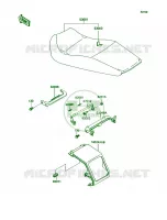 Seat voor Kawasaki Ninja ZX-11 1991