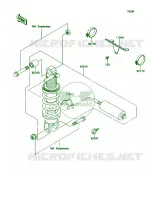 Shock Absorber voor Kawasaki Ninja ZX-11 1991