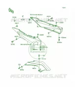 Side CoverChain Case voor Kawasaki Ninja ZX-11 1991