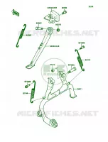 Stand voor Kawasaki Ninja ZX-11 1991