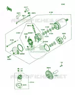 Starter Motor voor Kawasaki Ninja ZX-11 1991