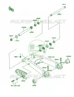 Swing Arm voor Kawasaki Ninja ZX-11 1991