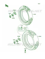 Tire voor Kawasaki Ninja ZX-11 1991