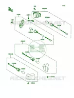 Turn Signal voor Kawasaki Ninja ZX-11 1991
