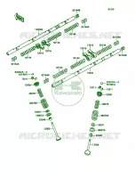 Valve voor Kawasaki Ninja ZX-11 1991