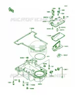 Breather CoverOil Pan voor Kawasaki Ninja ZX-7 1990