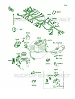 Chassis Electrical Equipment voor Kawasaki Ninja ZX-7 1990