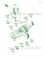 Crankshaft voor Kawasaki Ninja ZX-7 1990