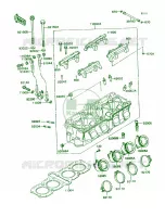 Cylinder Head voor Kawasaki Ninja ZX-7 1990
