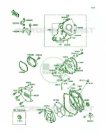 Engine Covers voor Kawasaki Ninja ZX-7 1990