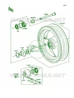 Front Wheel voor Kawasaki Ninja ZX-7 1990