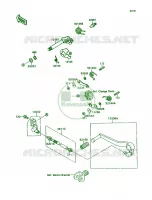Gear Change Mechanism voor Kawasaki Ninja ZX-7 1990