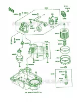 Oil PumpOil Filter voor Kawasaki Ninja ZX-7 1990