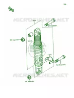 Shock Absorbers voor Kawasaki Ninja ZX-7 1990