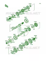 Transmission voor Kawasaki Ninja ZX-7 1990
