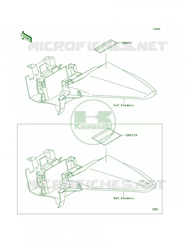 Labels Kawasaki MOTOS 110 2013 KLX110L  KLX110DDF