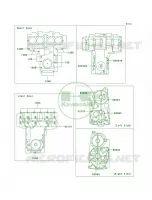 Crankcase Bolt Pattern voor Kawasaki ZR-7S 2004