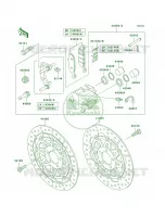 Front BrakeH4H5 voor Kawasaki ZR-7S 2004