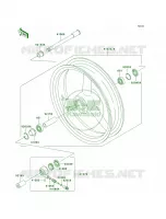 Front Wheel voor Kawasaki ZR-7S 2004