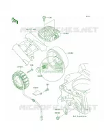 Generator voor Kawasaki ZR-7S 2004