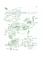 Meters voor Kawasaki ZR-7S 2004