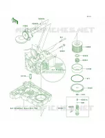 Oil PumpOil Filter voor Kawasaki ZR-7S 2004