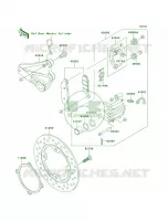 Rear BrakeH4H5 voor Kawasaki ZR-7S 2004
