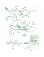 Side CoversChain Cover voor Kawasaki ZR-7S 2004