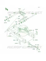 Swingarm voor Kawasaki ZR-7S 2004