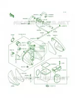 Air Filter voor Kawasaki Zephyr 1990