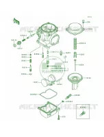 Carburetor Parts voor Kawasaki Zephyr 1990
