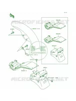 Fender voor Kawasaki Zephyr 1990