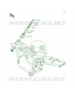 Frame voor Kawasaki Zephyr 1990