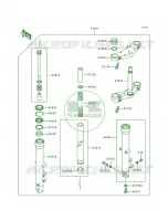 Front Fork voor Kawasaki Zephyr 1990