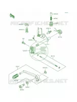 Gear Change Mechanism voor Kawasaki Zephyr 1990