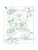 MeterZR550 B1B2 voor Kawasaki Zephyr 1990