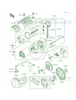 Starter Motor voor Kawasaki Zephyr 1990
