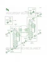 SuspensionShock Absorber voor Kawasaki Zephyr 1990
