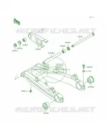Swing Arm voor Kawasaki Zephyr 1990