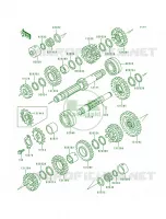 Transmission voor Kawasaki Zephyr 1990
