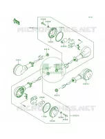 Turn Signal voor Kawasaki Zephyr 1990